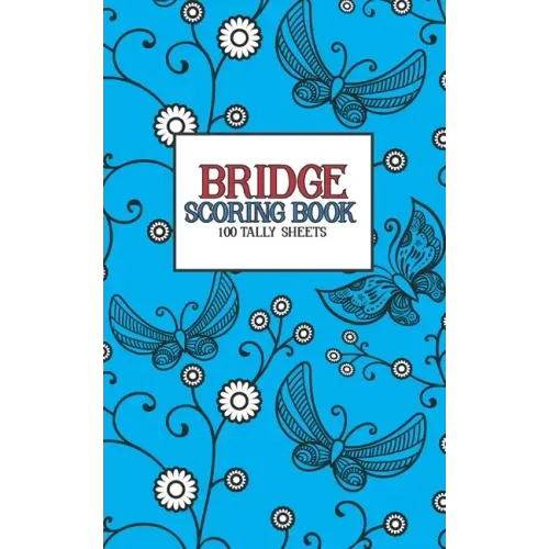 Bridge Scoring Book: 100 Tally Sheets - Paperback