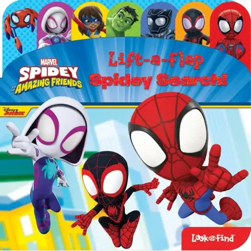 Spidey and His Amazing Friends: Spidey Search! Lift-A-Flap Look and Find - Board Book