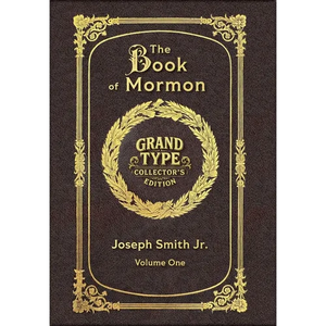 Large Print - The Book of Mormon, Volume 1 of 3 - Grand Type Collector's Edition - Matte Hardcover with Dust Jacket - Hardcover
