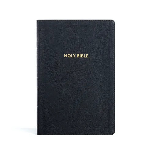 KJV Rainbow Study Bible, Black Leathertouch, Indexed - Imitation Leather