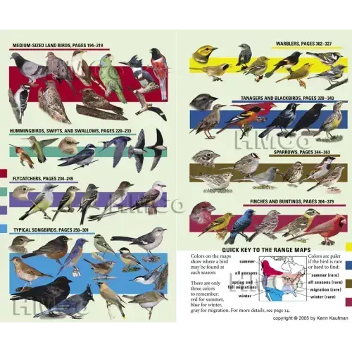 Kaufman Field Guide to Birds of North America - Hardcover