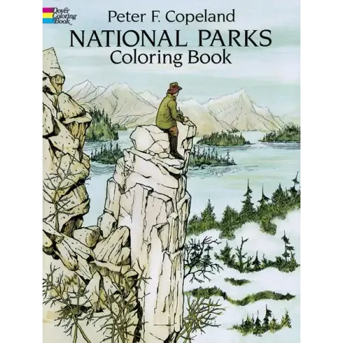 National Parks Coloring Book - Paperback