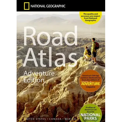 National Geographic Road Atlas 2025: Adventure Edition [United States, Canada, Mexico] - Spiral