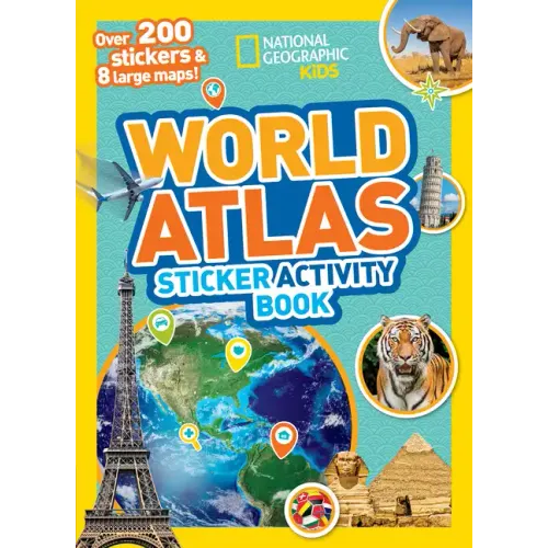 World Atlas Sticker Activity Book - Paperback