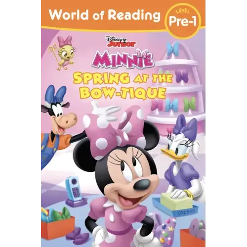 World of Reading Disney Junior Minnie Spring at the Bow-Tique - Paperback