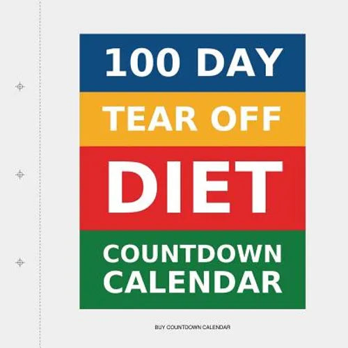 100 Day Tear-Off Diet Countdown Calendar - Paperback