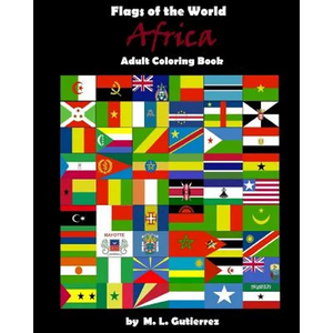 Flags of the World Series (Africa), adult coloring book - Paperback