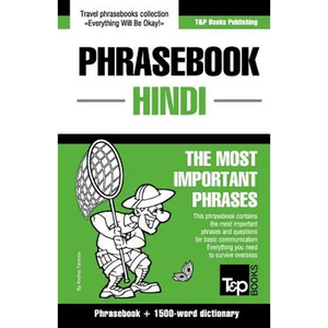 English-Hindi phrasebook and 1500-word dictionary - Paperback