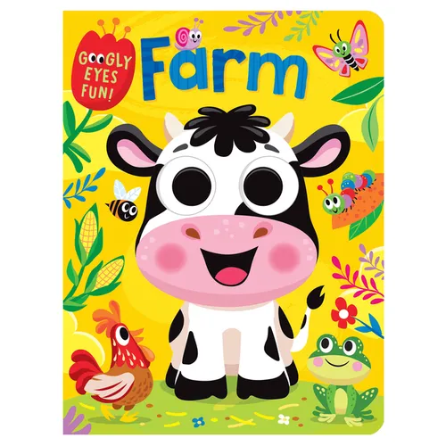 Farm: Board Book with Googly Eyes - Board Book