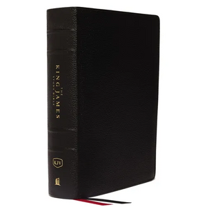 The King James Study Bible, Genuine Leather, Black, Indexed, Full-Color Edition - Leather