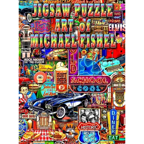 Jigsaw Puzzle Art of Michael Fishel - Hardcover