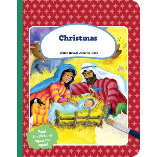 Christmas - Water Reveal Activity Book - Hardcover