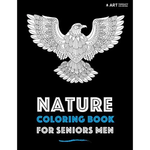 Nature Coloring Book For Seniors Men - Paperback