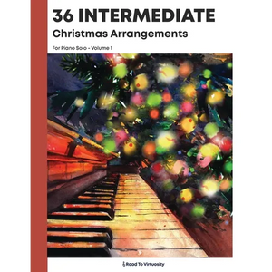 36 Intermediate Christmas Arrangements For Piano Solo - Paperback