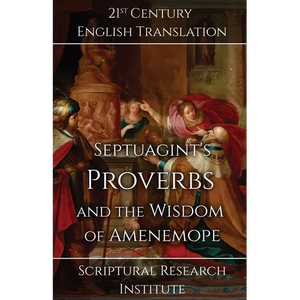 Septuagint's Proverbs and the Wisdom of Amenemope - Paperback