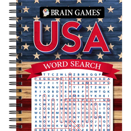 Brain Games - USA Word Search (#7) - Spiral