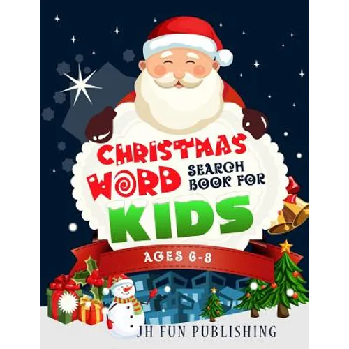 Christmas Word Search Book For Kids Ages 6-8