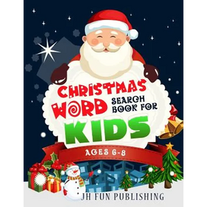 Christmas Word Search Book For Kids Ages 6-8 - Paperback