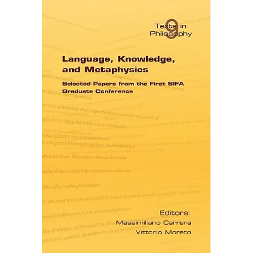 Language, Knowledge, and Metaphysics - Paperback