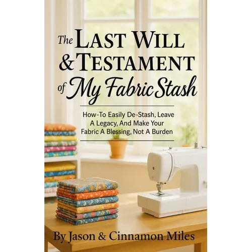 The Last Will & Testament of My Fabric Stash: How-To Easily De-Stash, Leave A Legacy, And Make Your Fabric A Blessing, Not A Burden - Paperback