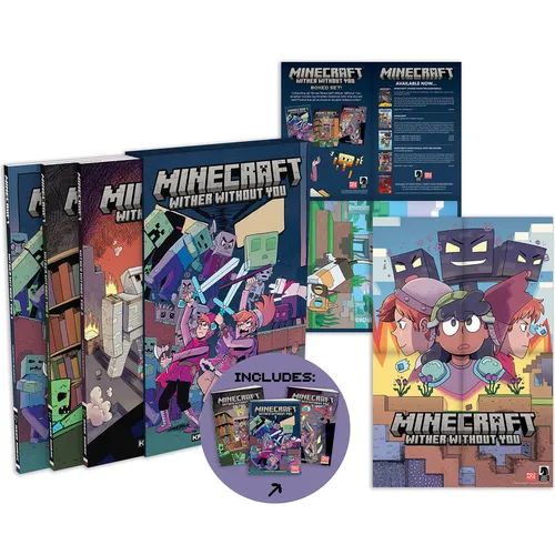 Minecraft: Wither Without You Boxed Set (Graphic Novels) - Paperback