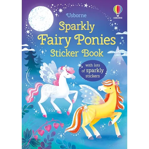 Sparkly Fairy Ponies Sticker Book - Paperback