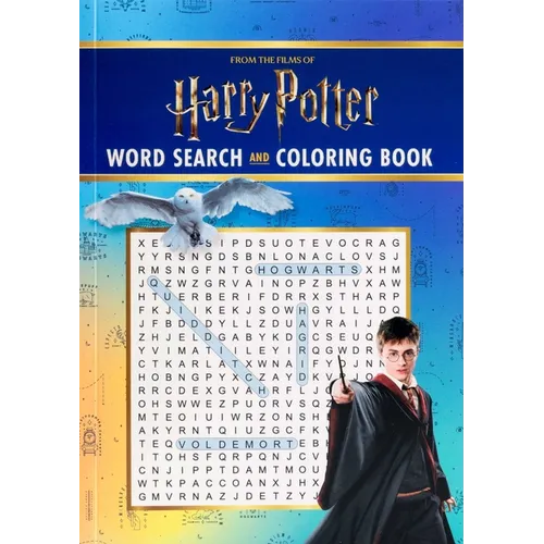 Harry Potter Word Search and Coloring Book - Paperback