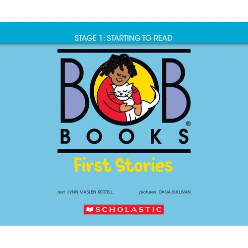 Bob Books - First Stories Hardcover Bind-Up Phonics, Ages 4 and Up, Kindergarten (Stage 1: Starting to Read) - Hardcover