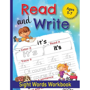 Read and Write Sight Words Workbook: 100 Sight Words and Phonics Activity Workbook for Kids Ages 5-7/ Pre K, Kindergarten and First Grade/ Trace and P - Paperback