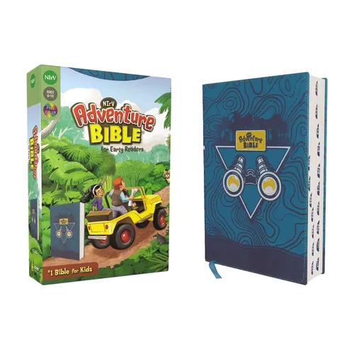 Nirv, Adventure Bible for Early Readers, Leathersoft, Blue, Full Color, Thumb Indexed Tabs - Imitation Leather