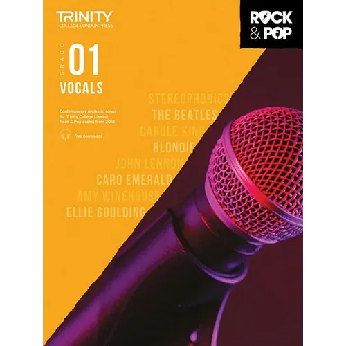Trinity Rock & Pop 2018 Vocals: Grade 1 - Paperback