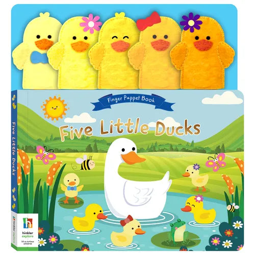 Five Little Ducks Finger Puppet Book - Paperback