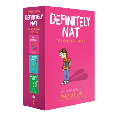 Definitely Nat: A Graphic Novel Box Set (Nat Enough #1-3) - Boxed Set