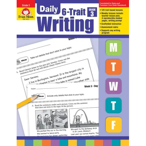 Daily 6-Trait Writing, Grade 3 Teacher Edition - Paperback