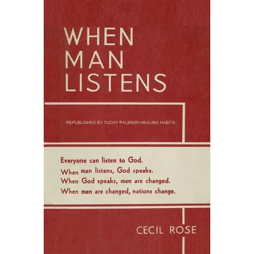 When Man Listens: Everyone can listen to God - Paperback