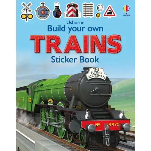 Build Your Own Trains Sticker Book - Paperback
