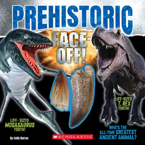 Prehistoric Face-Off! (Face-Off Book with Replica Teeth) - Hardcover