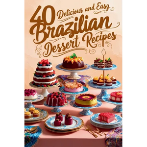 40 Delicious and Easy Brazilian Dessert Recipes: Brazilian Dessert Recipes - Paperback
