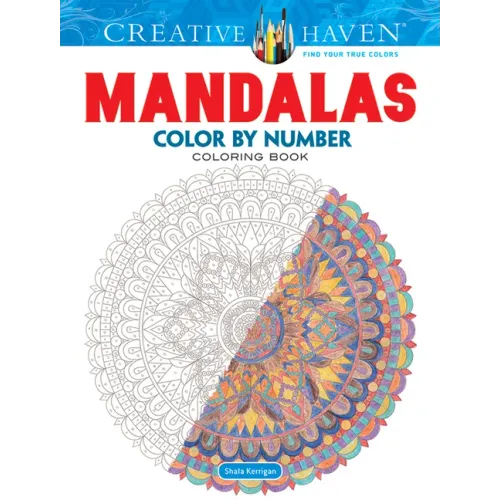 Creative Haven Mandalas Color by Number Coloring Book - Paperback