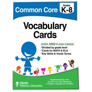 Common Core Vocabulary Cards - Paperback