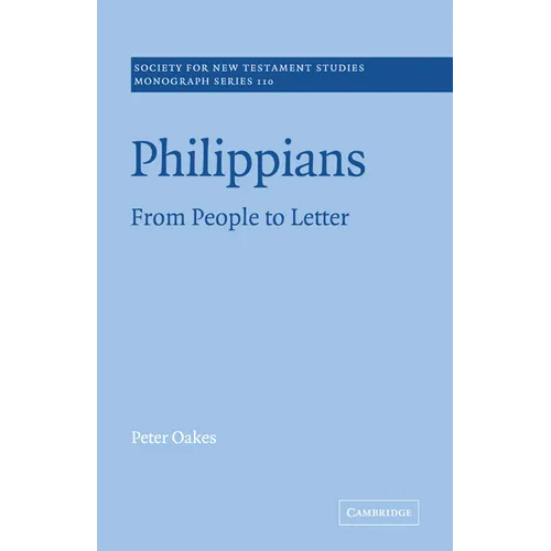 Philippians: From People to Letter - Paperback