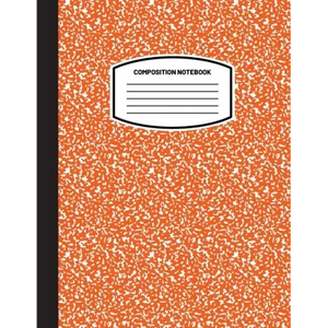 Classic Composition Notebook: (8.5x11) Wide Ruled Lined Paper Notebook Journal (Orange) (Notebook for Kids, Teens, Students, Adults) Back to School - Paperback