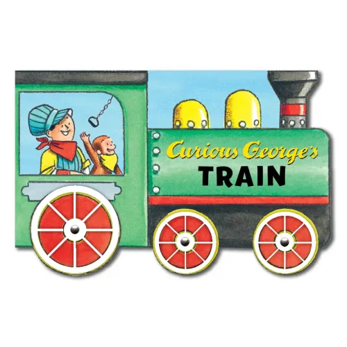 Curious George's Train (Mini Movers Shaped Board Books) - Board Book