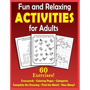 Fun and Relaxing Activities for Adults: Puzzles for People with Dementia [Large-Print] - Paperback