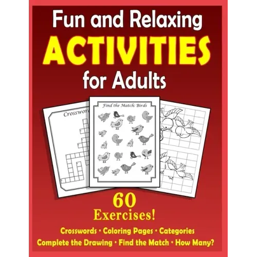 Fun and Relaxing Activities for Adults: Puzzles for People with Dementia [Large-Print] - Paperback