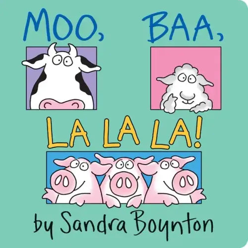 Moo, Baa, La La La!: Oversized Lap Board Book - Board Book