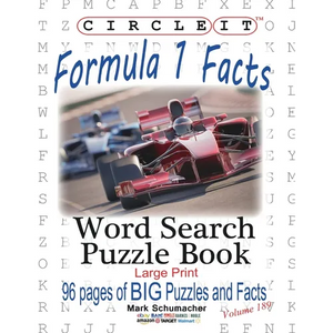 Circle It, Formula 1 / Formula One / F1 Facts, Word Search, Puzzle Book - Paperback