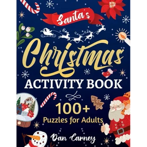 Santa's Christmas Activity Book: 100+ Puzzles for Adults - Paperback