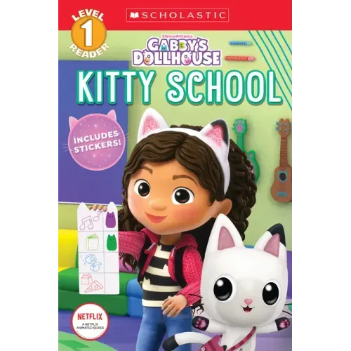 Kitty School (Gabby's Dollhouse: Scholastic Reader, Level 1) - Paperback