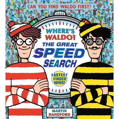 Where's Waldo?: The Great Speed Search: (A Hidden Object Activity Book That Lays Flat for Head-To-Head Competition with Friends & Family - A Perfect G - Hardcover